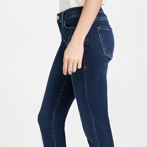 NWOT Frame Le Garcon Straight-leg Mid-rise Dublin Blue Jeans, Women's Size 27 - Picture 13 of 13